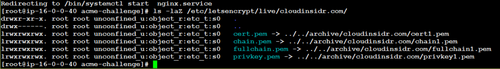 Letsencrypt: your certificates